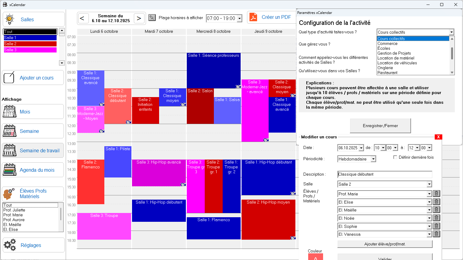 Capture d'écran de xCalendar